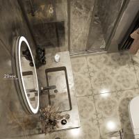 Зеркало MIXLINE "Италия" 570*770 (ШВ) сенсорный выключатель, светодиодная подсветка