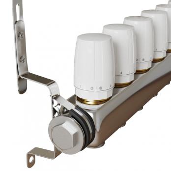 Коллекторная группа VRT® 1'' х 3/4'' (евроконус) 10 вых, авт в/отвод, c расходомерами