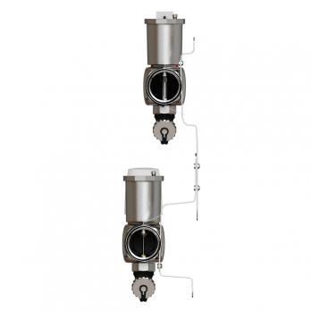 Коллекторная группа VRT® 1'' х 3/4'' (евроконус) 11 вых, авт в/отвод, c расходомерами