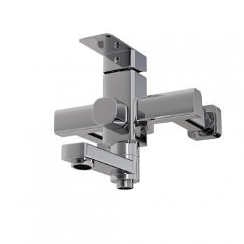 Душевая система 40к ML2433 излив лейка 1 позиция +лейка "Тропический душ" ХРОМ