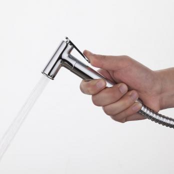 Кран с гигиенической лейкой FRAP F7501 на холодную воду (хром, латунь)