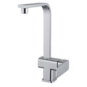 Смеситель для кухни 40к Glauf NEB4-A123 высокий излив, бок. ручка, п/шпильку