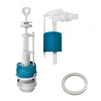 Арматура к смыв.бачку ИНКОЭР пл.белый шток боковой подвод D40 (И-СБа-БпрН-Б-В) 1-2-1-4