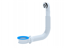 Адаптерное кольцо Ани д/мойки 27 мм N420SR2 круглый верт перелив АНИ пласт