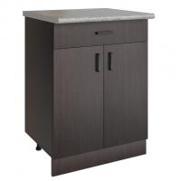 Стол разделочный 60 венге (1 ящик), столешница гранит пёстрый