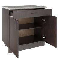 Стол разделочный 80 венге (1 ящик), столешница гранит пёстрый