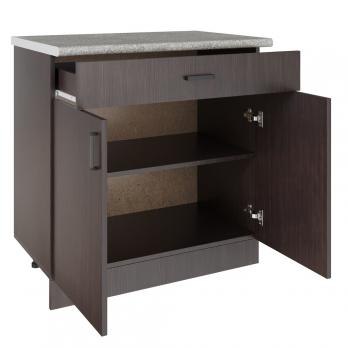 Стол разделочный 80 венге (1 ящик), столешница гранит пёстрый