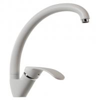 Смеситель для кухни 35к MIXLINE ML-GS02 (341) ультра белый высок. излив