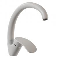 Смеситель для кухни 35к MIXLINE ML-GS02 (341) ультра белый высок. излив