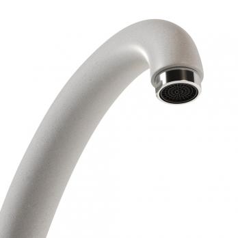 Смеситель для кухни 35к MIXLINE ML-GS02 (341) ультра белый высок. излив