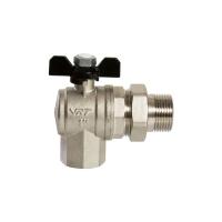 Кран шаровой со сгоном угловой 1'' бабочка VRT®