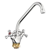 Смеситель для кухни 1/2 кер Glauf QSL4-A827 ЛАТ п\гайку