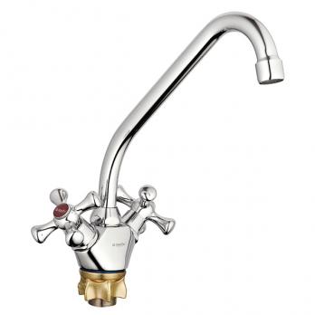 Смеситель для кухни 1/2 кер Glauf QSL4-A827 ЛАТ п\гайку