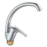 Смеситель для кухни 40к Glauf 8G4-A182 бок.ручка, п/гайку