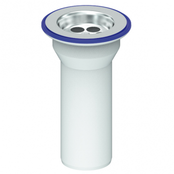 Выпуск литой 1 1/2" (40 мм) с нерж. сеткой E35 UNICORN