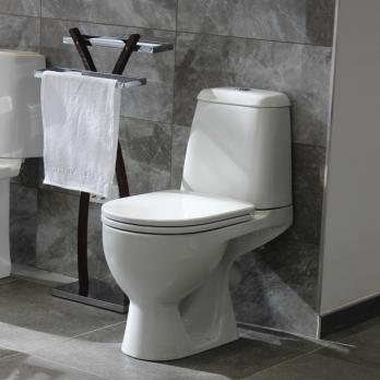 Унитаз-компакт "Max Comfort" (а/вспл,кос,ниж,2кн.Oliveira, дюро м/лифт,clip up) (Sanita L)