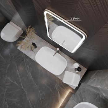 Зеркало MIXLINE "Мальта" 550*800 (ШВ) сенсорный выключатель, светодиодная подсветка