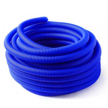 Гофра защитная 20/18 для труб PEX и PERT диам 16 СИНЯЯ (50 м) VRT