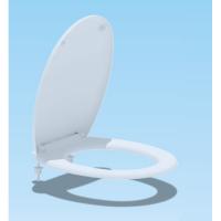 Сиденье для унитаза  белое АНИ ПЛАСТ WS0100 полипр. с пласт.креп. (Элегант,Фаворит,Универсал,Дебют)