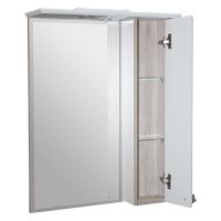 Зеркальный шкаф "ВЕРСАЛЬ-62" белое дерево правый с подсветкой(ПВХ)