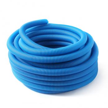 Гофра защитная 32/27,5 для труб PEX и PERT диам 20,26 СИНЯЯ (50 м) VRT