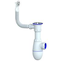 Сифон 1 1/2*40 B421 с круглым переливом  UNICORN