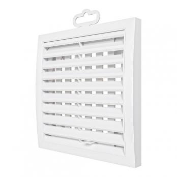 Решетка вент. 150*150 1515РРП с динамичными жалюзи, разъемн,  АБС