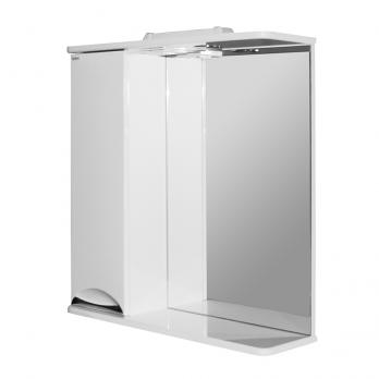 Зеркальный шкаф "ЭТЬЕН-65" левый с подсветкой  (ПВХ)