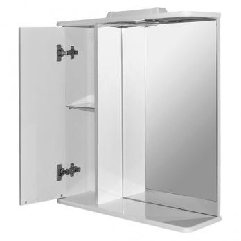 Зеркальный шкаф "ЭТЬЕН-65" левый с подсветкой  (ПВХ)