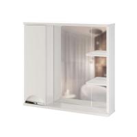 Зеркальный шкаф "ЭТЬЕН-75" левый с подсветкой (ПВХ)