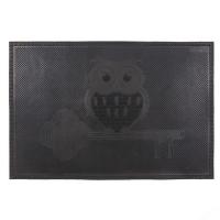 Коврик резиновый 40*60 см "сова" черный