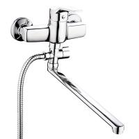 Смеситель для ванны и раковины 40к Glauf ZDN6-A183 дивертор поворотный