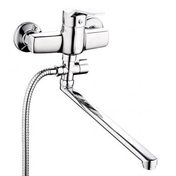 Смеситель для ванны и раковины 40к Glauf ZDN6-A183 дивертор поворотный