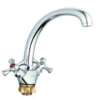 Смеситель для кухни 1/2 кер Glauf QSL4-B827 ЛАТ п\гайку