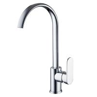 Смеситель для кухни 35к Glauf NOB4-A128 высокий излив, бок. ручка, п/шпильку