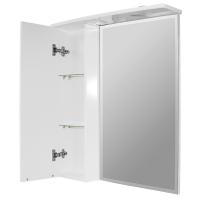 Зеркальный шкаф "КАССИОПЕЯ"  левый с подсветкой(ПВХ)