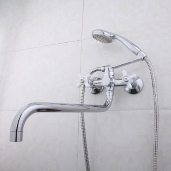 Смеситель для ванны и раковины 1/2 кер F2618 FRAP (S излив, хром, латунь)