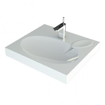 Раковина над стиральной машиной "Comfort-60*55" ш*г, с кронштейнами  (Andrea)