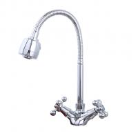 Смеситель для кухни 1/2 кер F4319 FRAP (гибкий излив, 2х реж.аэратор, п/гайку, хром, силумин)