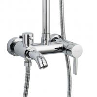 Душевая система 40к F2416 FRAP лейка "Тропич. душ" (D200мм, хром, латунь)