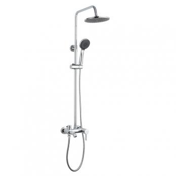 Душевая система 40к F2416 FRAP лейка "Тропич. душ" (D200мм, хром, латунь)