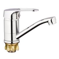 Смеситель для кухни 40к Glauf 4G4-B018 ЛАТ кор. излив, п/гайку