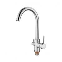 Смеситель для кухни 35к L4255-3 Ledeme с выходом для питьевого фильтра, латунь