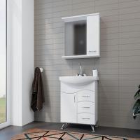 Зеркальный шкаф "Росток 65" правый без подсветки  (ПВХ)