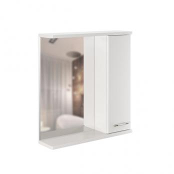 Зеркальный шкаф "Росток 65" правый без подсветки  (ПВХ)