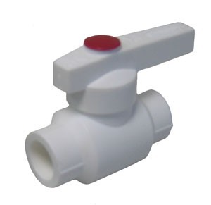 Кран шар 25 ручка PP-R БЕЛЫЙ