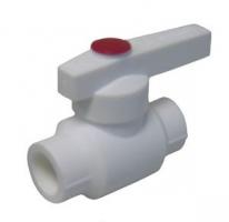 Кран шар 50 ручка PP-R БЕЛЫЙ