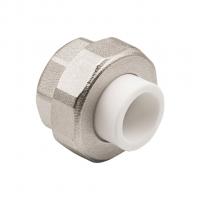 Муфта комб. разъемная, вн 20х1" EVER® plast БЕЛЫЙ (Россия)