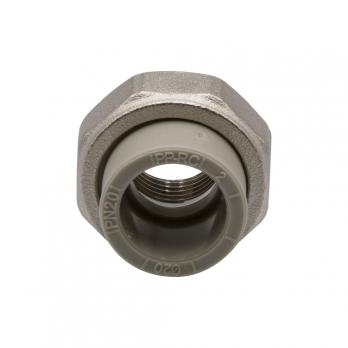 Муфта комб. разъемная, вн 20х1/2'' EVER® plast  СЕРЫЙ (Россия)