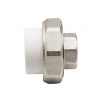 Муфта комб. разъемная, вн 25х1/2" EVER® plast БЕЛЫЙ (Россия)